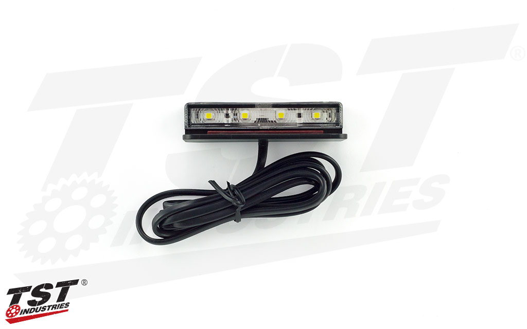 Includes our TST LED Low-Profile License Plate Light.